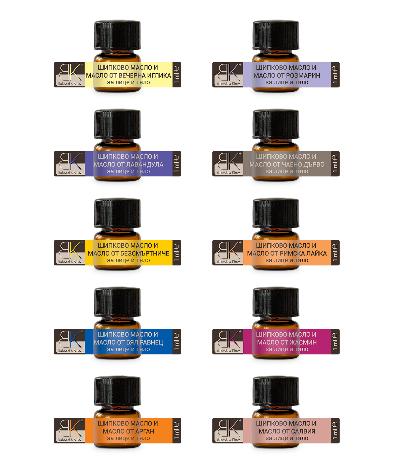 Сет масло от шипка в комбинация от десет вида масла - Биологичен продукт