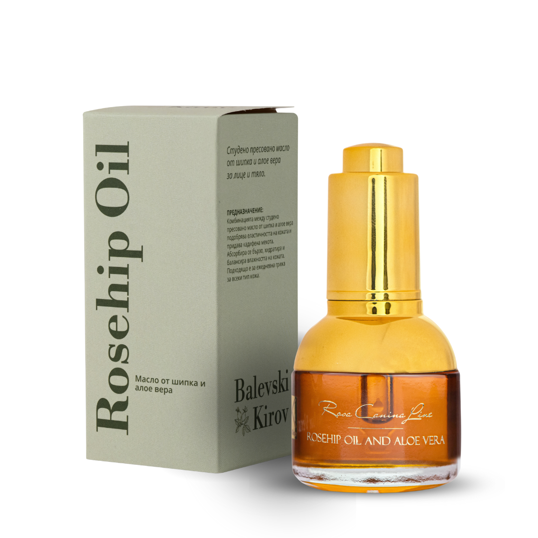 Шипково масло с Aлое Вера  ЛУКС 30 ml - БИО