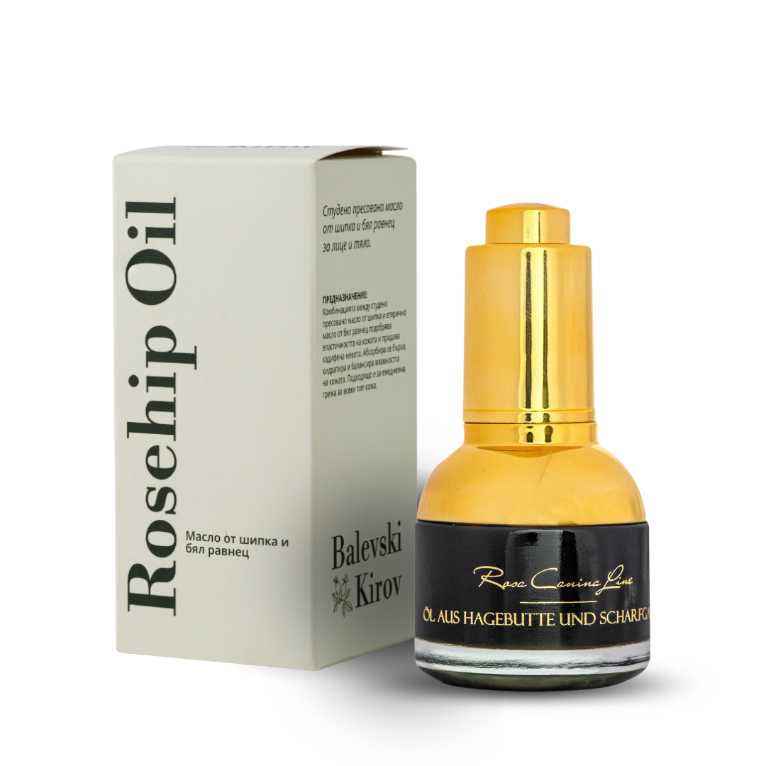 Шипково масло с Бял равнец  ЛУКС 30ml  - БИО