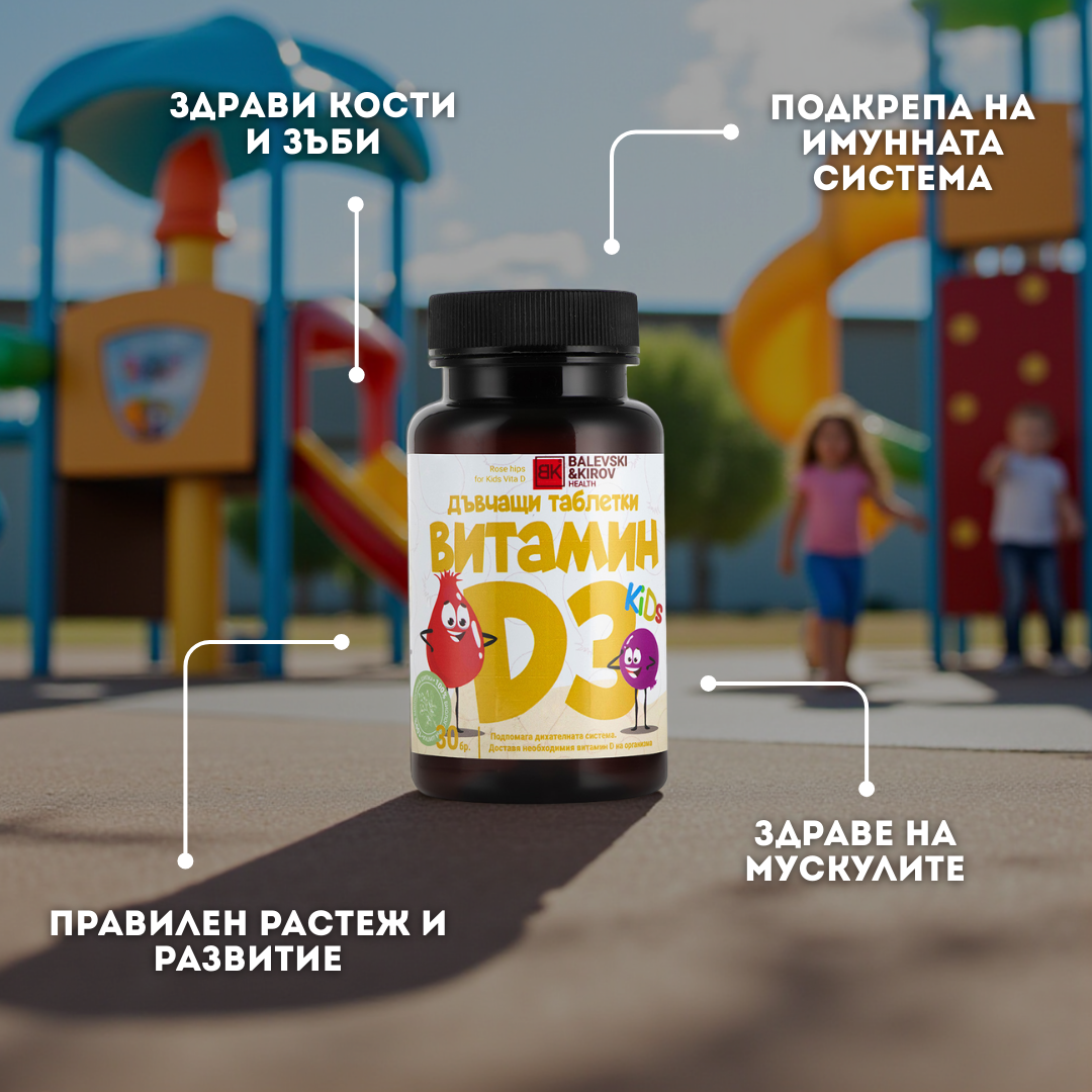 Шипка с Витамин D3 за ДЕЦА