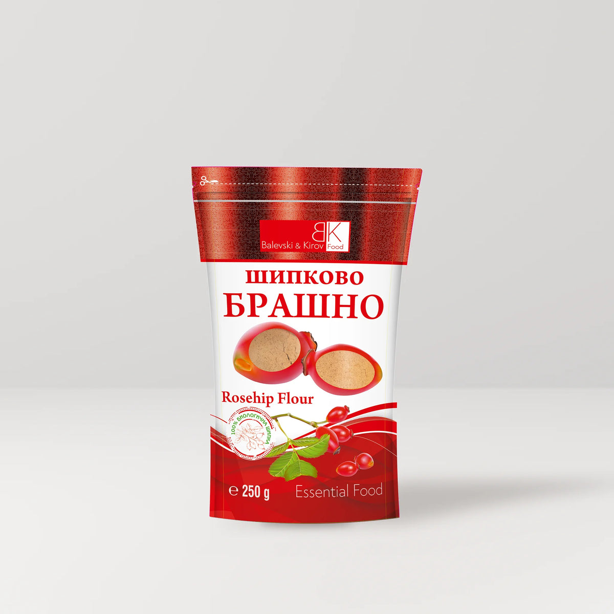 Брашно от шипкови плодове, БИО: опаковка