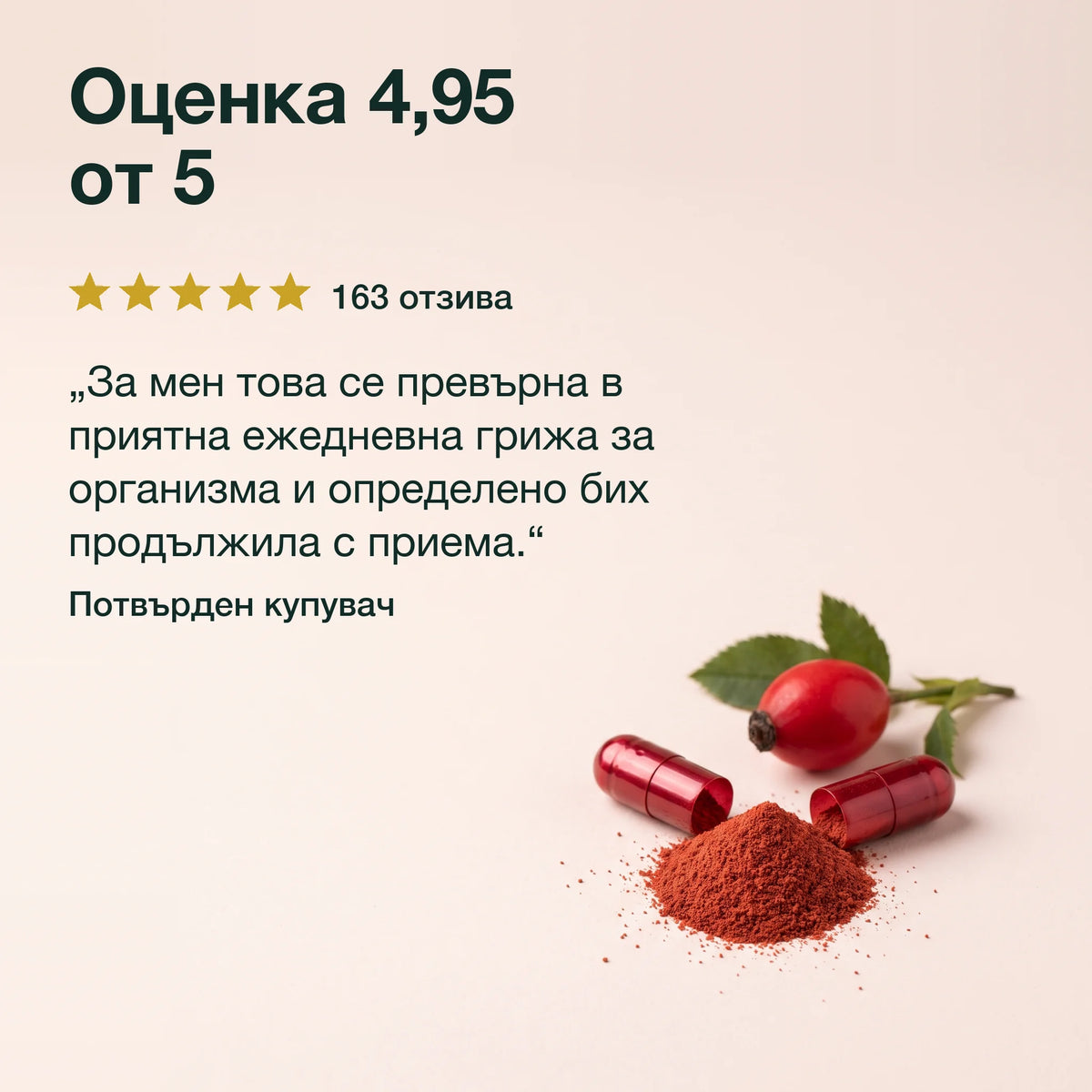 Шипка с витамин C: Оценка 4,95 от 5