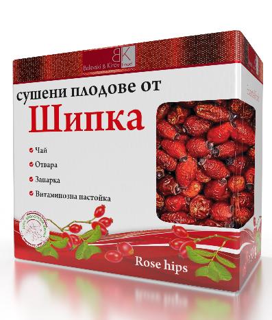 Сушени плодове от шипка - Биологичен продукт.